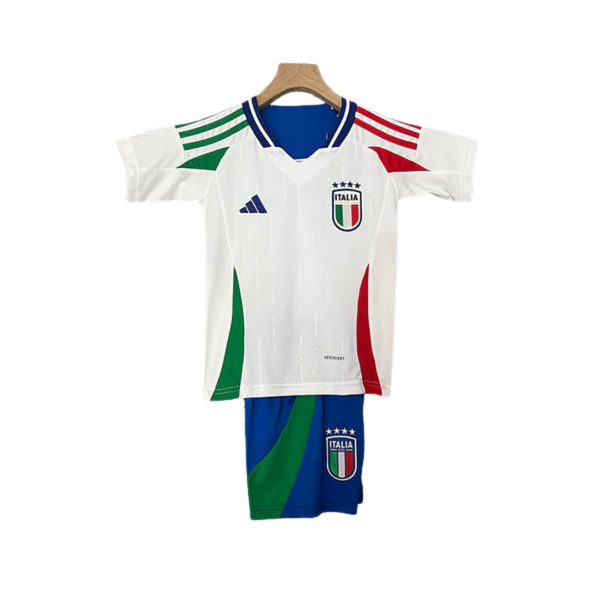 Kit Infantil Italia 24/25 Adidas - Branco