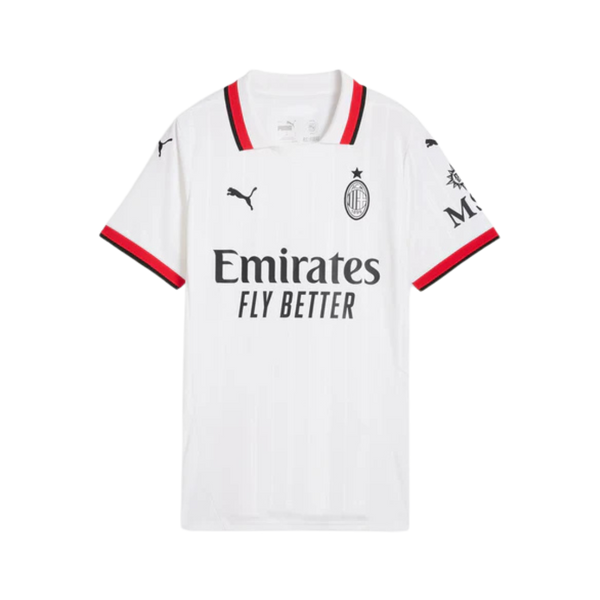 Camisa AC Milan Away 24/25 Puma Torcedor Feminina -  Branca
