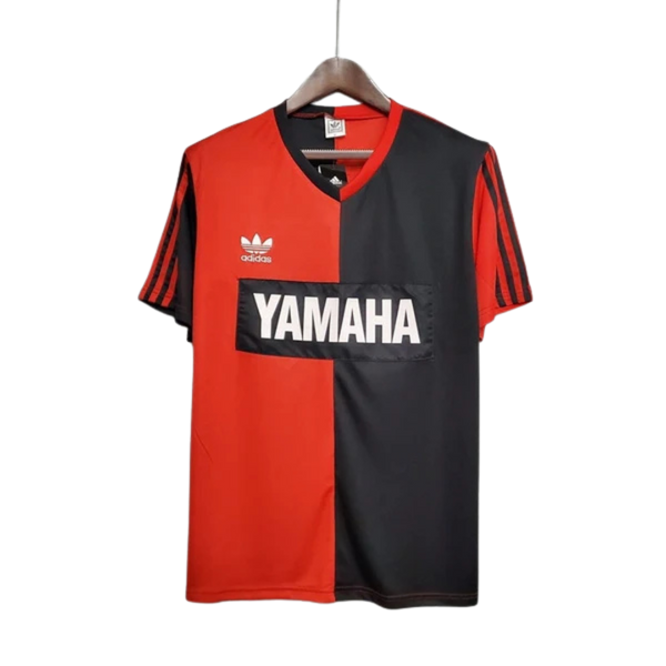 Camisa Newell's Old Boys Retrô 1993 Vermelha e Preta - Adidas