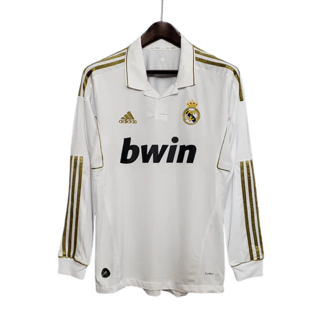 Camisa Manga Longa Real Madrid 11/12 Adidas - Branco