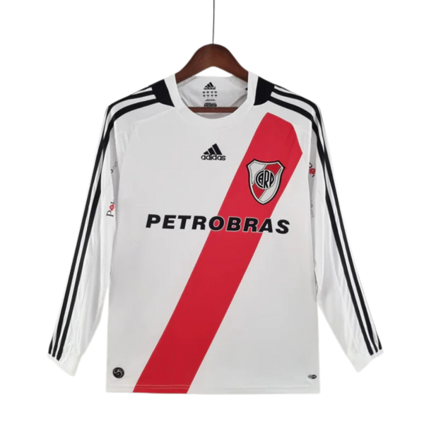 Camisa Manga Longa River Plate 09/10 Adidas - Branco
