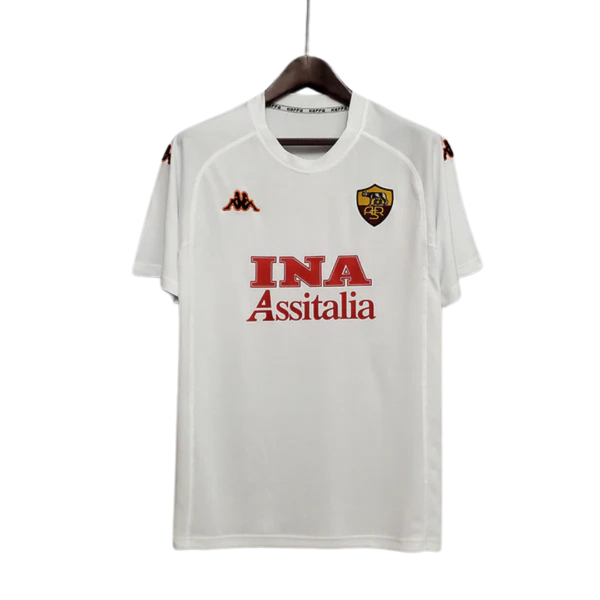 Camisa Roma Retrô 2000/2001 Branca - Kappa