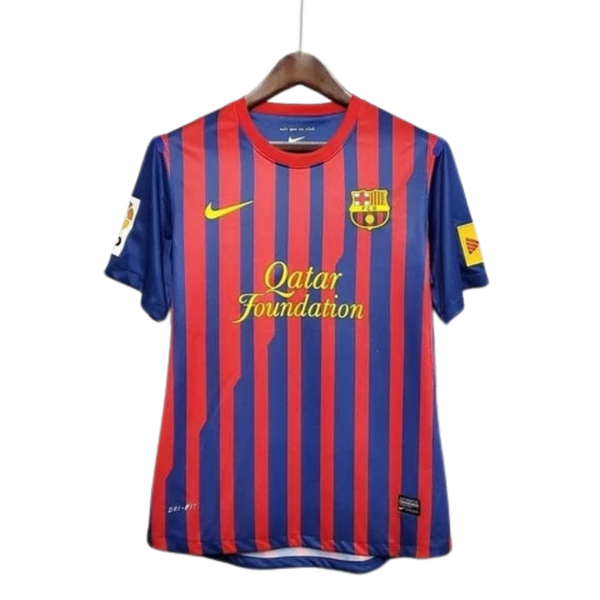 Camisa Barcelona Retrô 2011/2012 Azul e Grená - Nike