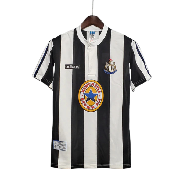 Camisa Newcastle Retrô 1995/1997 Preta e Branca - Adidas