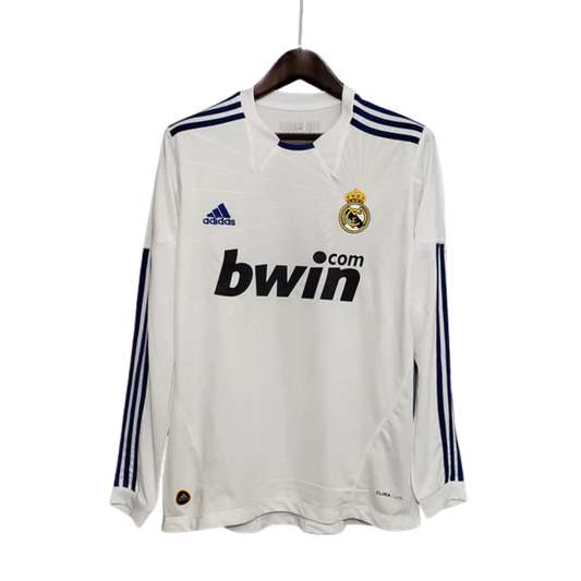 Camisa Manga Longa Real Madrid 10/11 Adidas - Branco