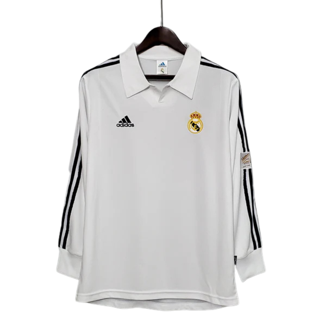 Camisa Manga Longa Real Madrid 2002 Adidas - Branco