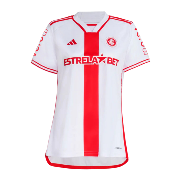 Camisa Feminina Internacional 24/25 Away Adidas - Branca