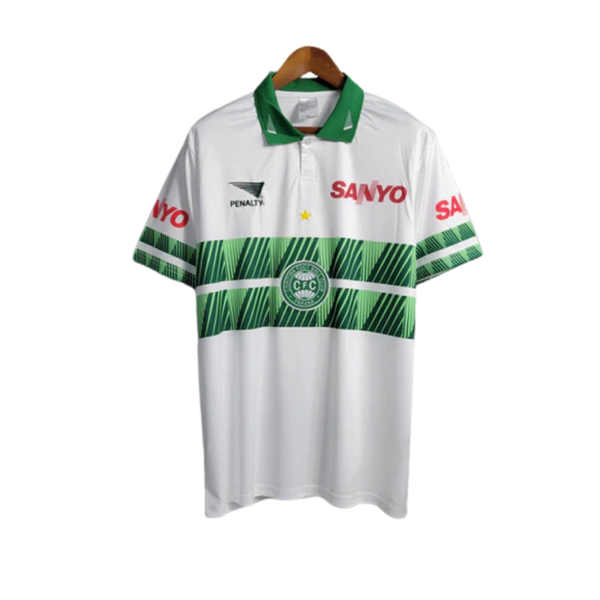 Camisa Coritiba 1997 Penalty Torcedor - Branca e Verde