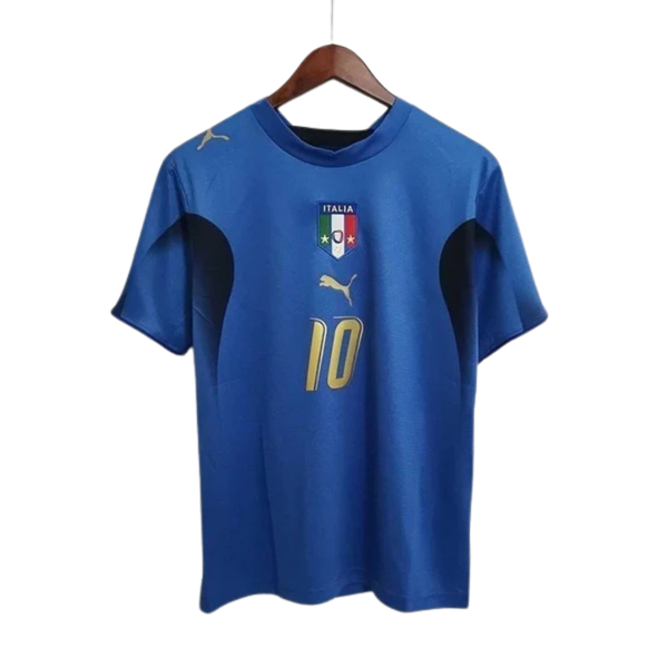 Camisa Seleção Itália Retrô I 2006 Torcedor Puma Masculina - Azul