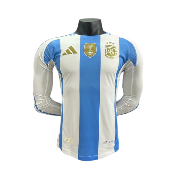 Camisa Argentina 24/25 Versão Jogador (+Patch) - Manga Longa