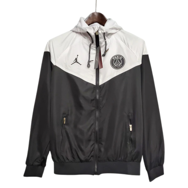 Corta-vento PSG Estilo Clássico  - Preto e Branco