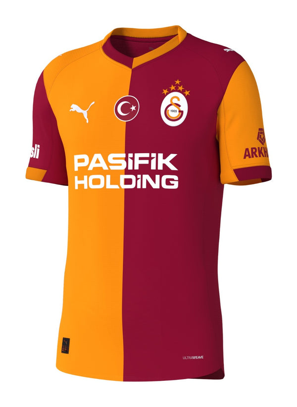 Camisa Galatasaray Home 25/26 - Torcedor Puma Masculino - Laranja
