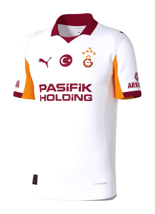 Camisa Galatasaray Away 25/26 - Torcedor Puma Masculino - Branco