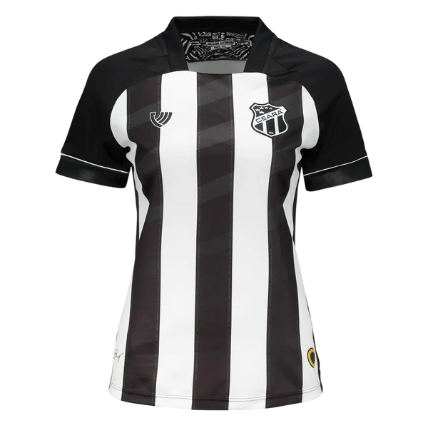Camisa Ceará Home 24/25 Torcedor Feminina - Preto e Branco