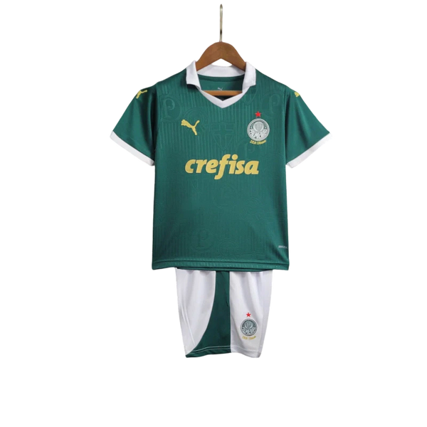 Conjunto Infantil Palmeiras 24/25 Home Puma Torcedor - Verde