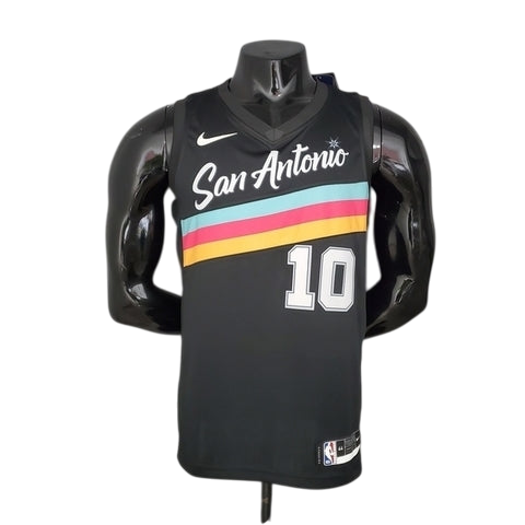 regata NBA Regata San Antonio Spurs Masculina - Preta