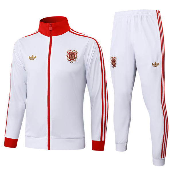 Conjunto de Treino Bayern de Munich Especial 125 25/26  Branco e Vermelho - Adidas