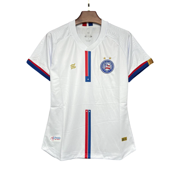 Camisa Bahia Home 24/25 Torcedor Feminina - Branco