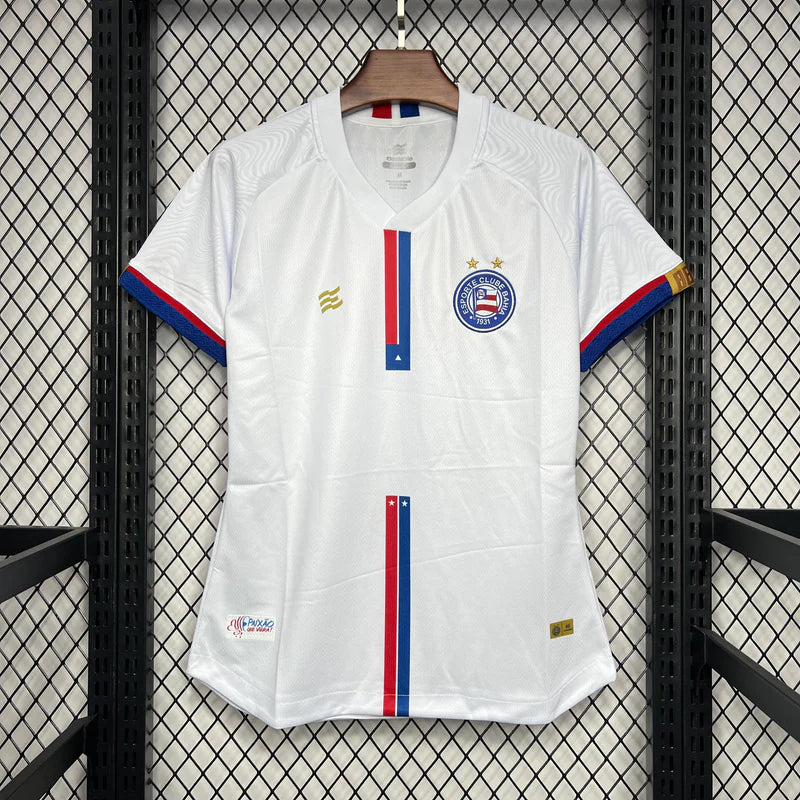 Camisa Bahia Home 24/25 Torcedor Feminina - Branco