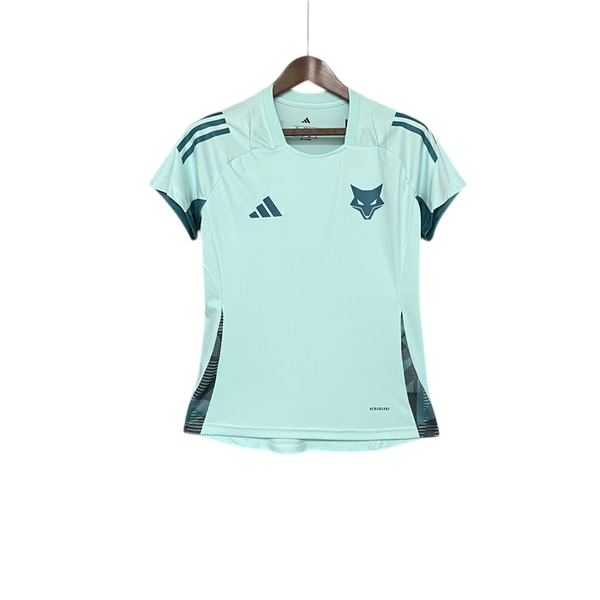 Camisa Cruzeiro Treino 25/26 Adidas Feminina - Azul Turquesa