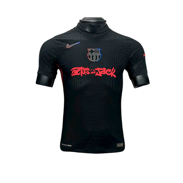 Camisa Barcelona Away 24/25 s/n° Jogador Masculino com Patch - Preta