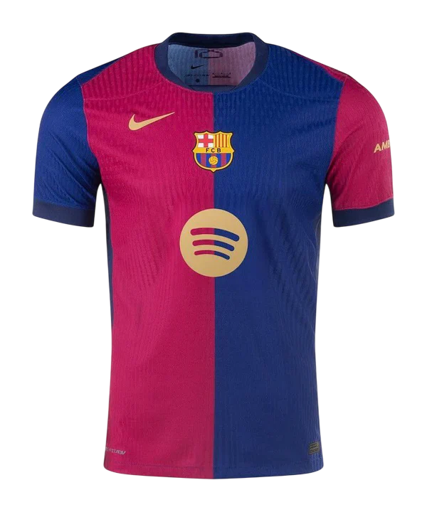 Camisa Barcelona Home 24/25 s/n° Torcedor Masculino - Azul e Grená