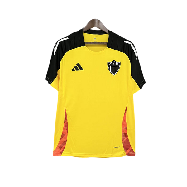 Camisa Atletico Mineiro Treino 25/26 Adidas Masculina - Amarela e Preta