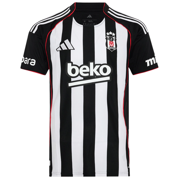 Camisa Besikitas Away 25/26 Adidas Torcedor Masculina - Branca e Preta