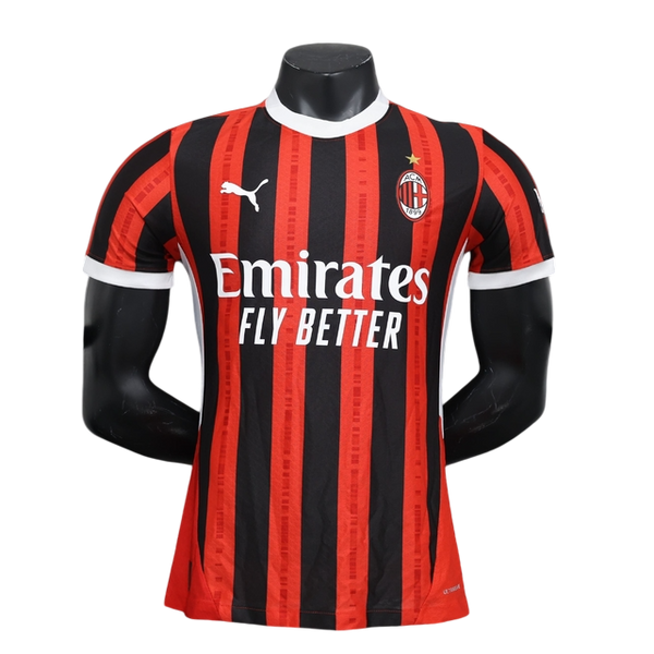 Camisa AC Milan Home 2024/25 s/n° Jogador Puma Masculino - Vermelho e Preto