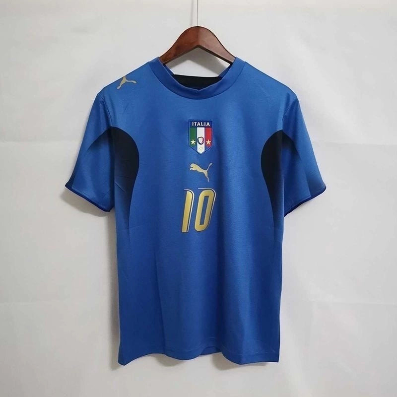 Camisa Seleção Itália Retrô I 2006 Torcedor Puma Masculina - Azul
