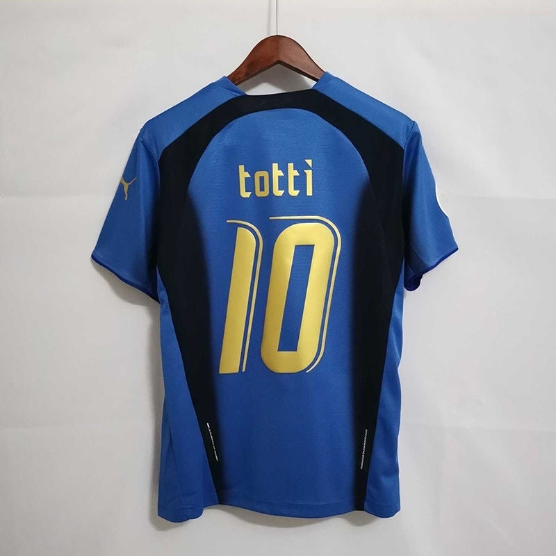 Camisa Seleção Itália Retrô I 2006 Torcedor Puma Masculina - Azul