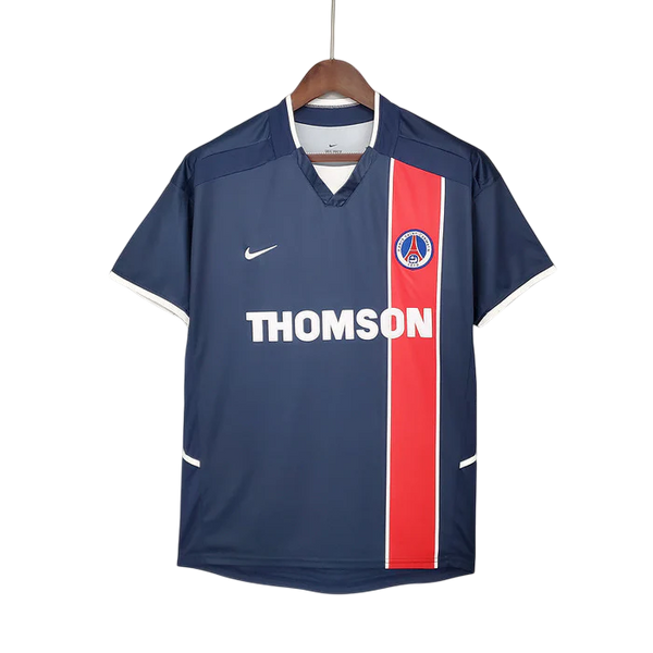 Camisa PSG Retrô 2002/2003 Azul e Vermelha - Nike