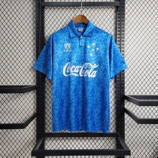 Camisa Cruzeiro Home Retrô 1993/94 Azul - Finta