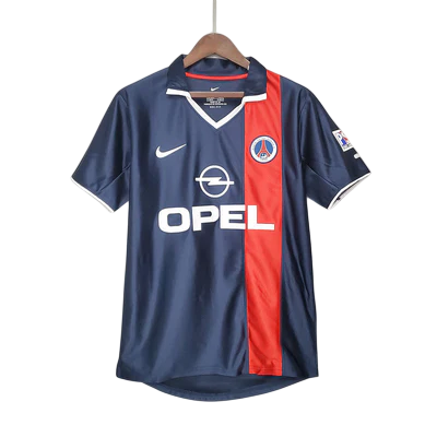 Camisa PSG Retrô 2001/2002 Azul e Vermelha - Nike
