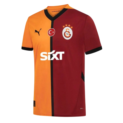Camisa Galatasaray Home 24/25 - Torcedor Puma Masculino - Laranja