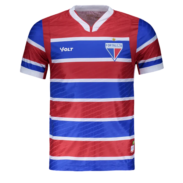 Camisa Fortaleza 25/26 Home Volt Torcedor - Azul e Vermelho