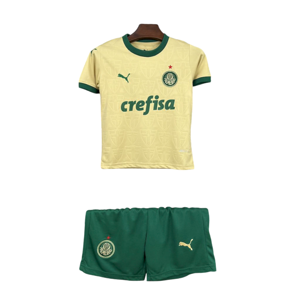 Conjunto Infantil Palmeiras 25/26 Third Puma Torcedor - Dourado