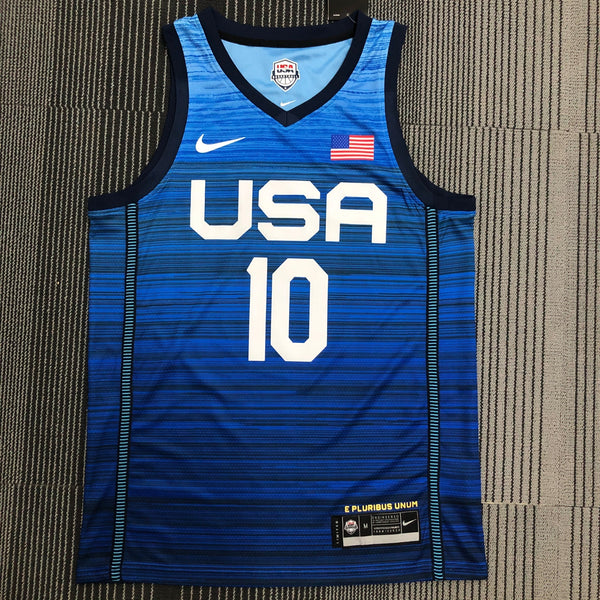 Regata Seleção Americana de Basquete Azul tatum 10