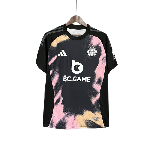 Camisa do Leicester City 24/25 Away Adidas Torcedor - Preta