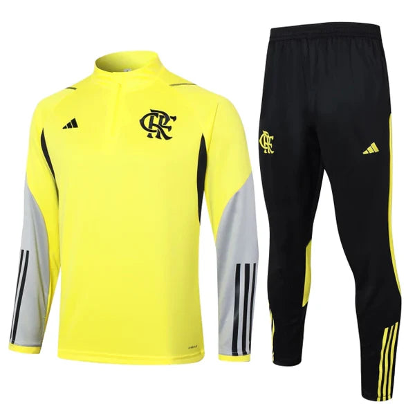 Conjunto Treino Flamengo 24/25 Adidas Masculina - Amarela