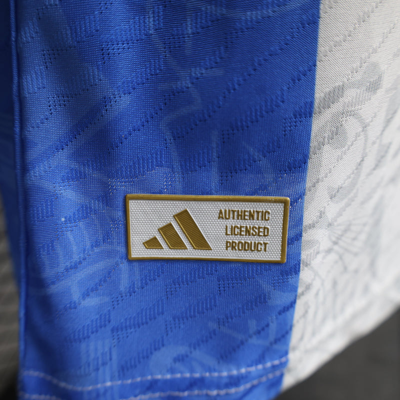 Camisa Seleção Argentina Edição Especial 2024/25 Jogador Adidas Masculino com Patch- Azul, Branca e Dourada