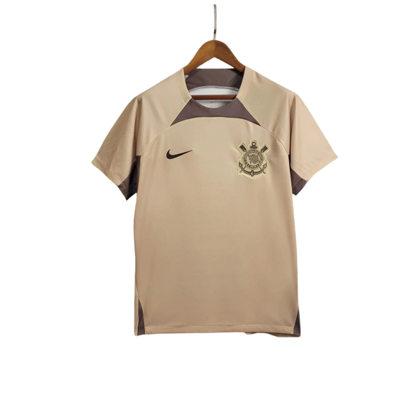 Camisa Corinthians 24/25 Treino Nike Masculino  - Bege