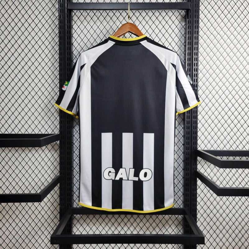 Camisa Atlético Mineiro Home Retrô 2003 Preta e Branca - Umbro