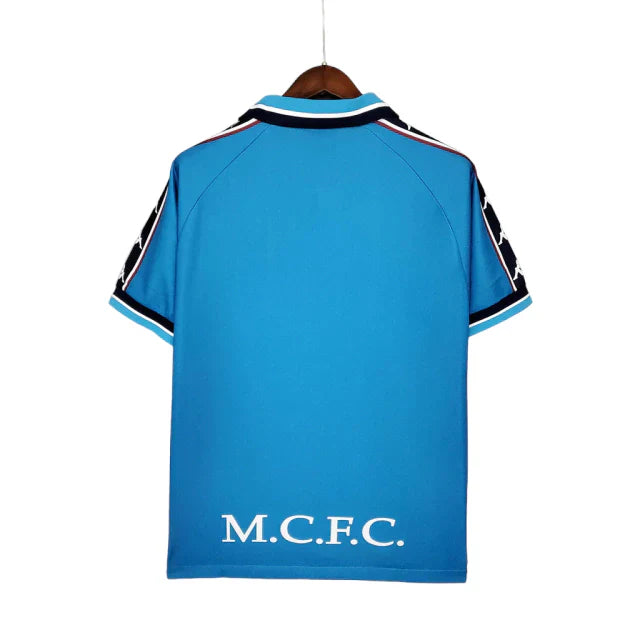 Camisa Retrô Manchester City Kappa 1997/98 Masculino Azul