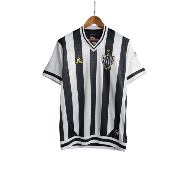 Camisa Atlético Mineiro Retrô 2020 Preta e Branca