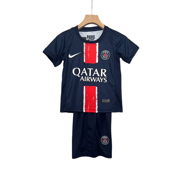 Conjunto Infantil PSG 24/25 Home Nike - Azul