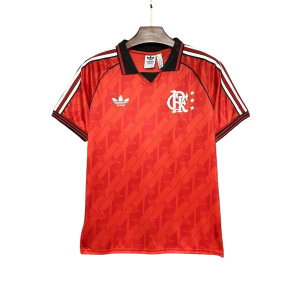 Camisa Flamengo 24/25 Lifestyle Adidas Feminina Torcedor - Vermelha