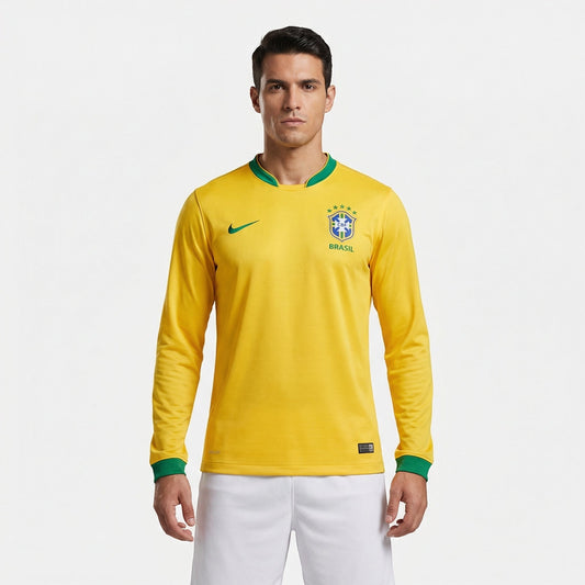Camisa Brasil 2022 I Torcedor Manga Longa Masculina