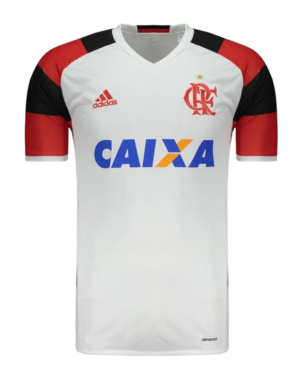 Camisa Flamengo Away 16/17 s/n° Torcedor Adidas Masculina - Branca
