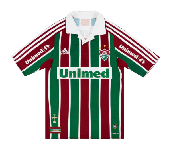 Camisa Fluminense Home 10/11 s/n° Torcedor Dryworld Masculina - Listrado